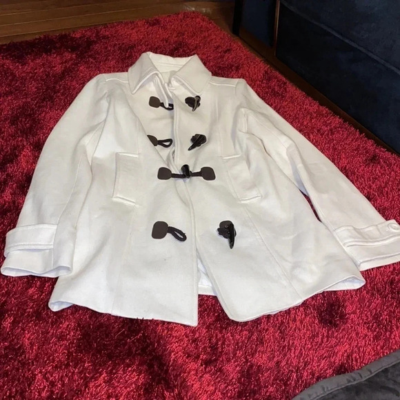 Vintage white wool blend  jacket 12 - Picture 4 of 14
